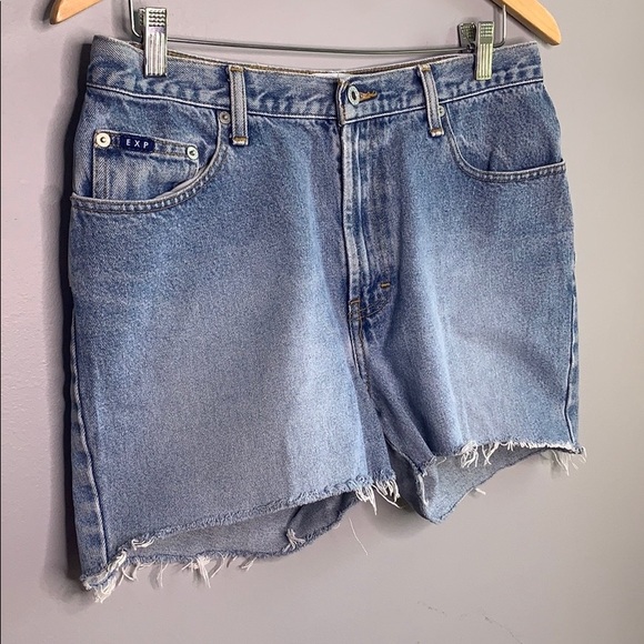 Vintage Express Jean Shorts Embellished Plus 14 - Picture 3 of 14